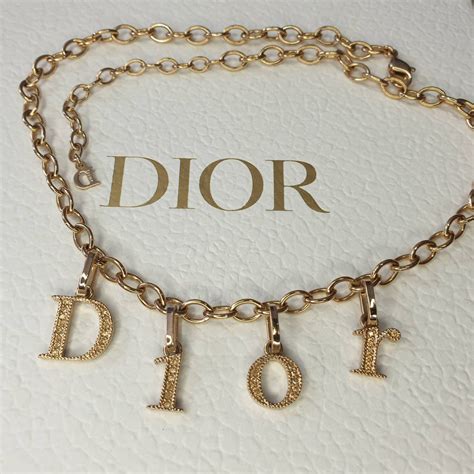 dior kette gold|designer dior jewelry.